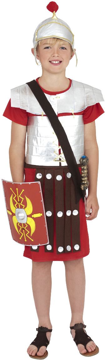 Romeinse soldaat kostuum rood
