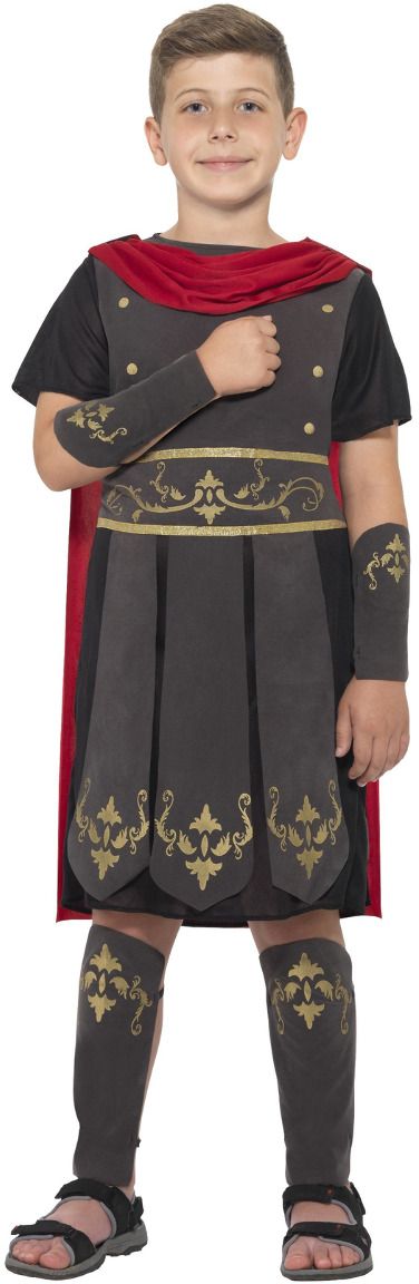 Romeinse soldaat kostuum zwart