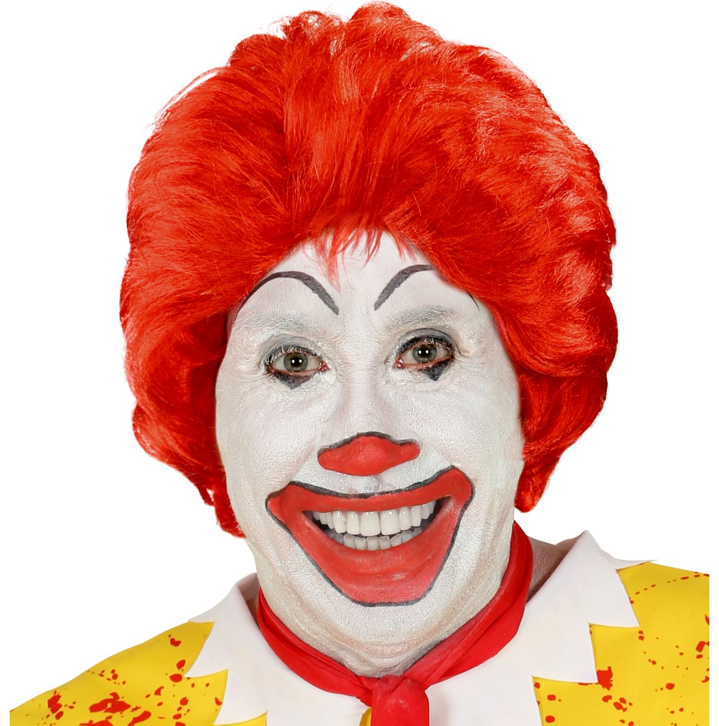 Ronald Mcdonald Pruik Rood