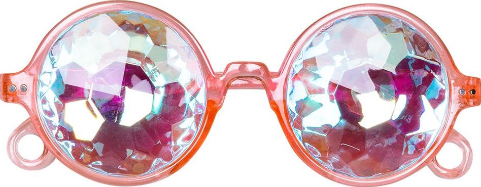 Ronde Feestbril met Prisma Effect