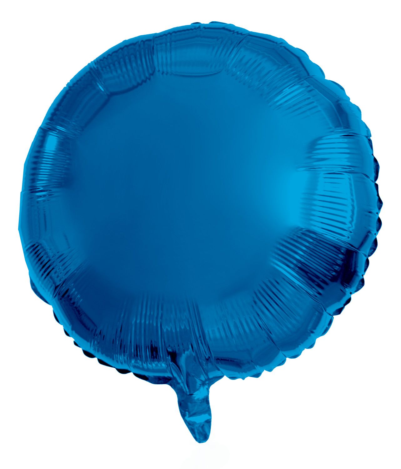 Ronde folieballon 45cm blauw