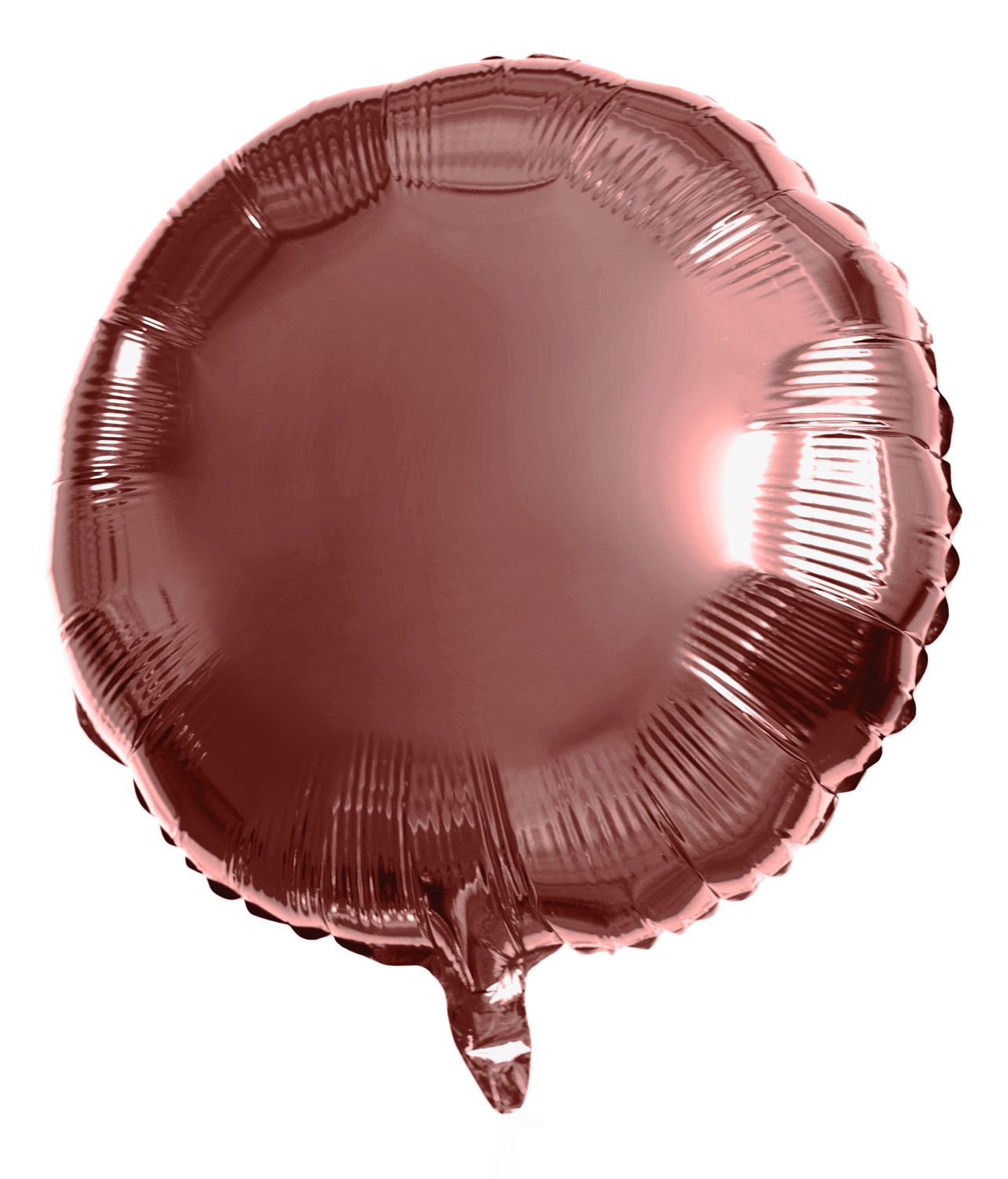 Ronde folieballon 45cm brons