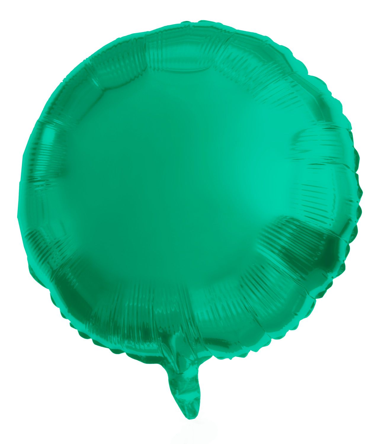 Ronde folieballon 45cm groen metallic