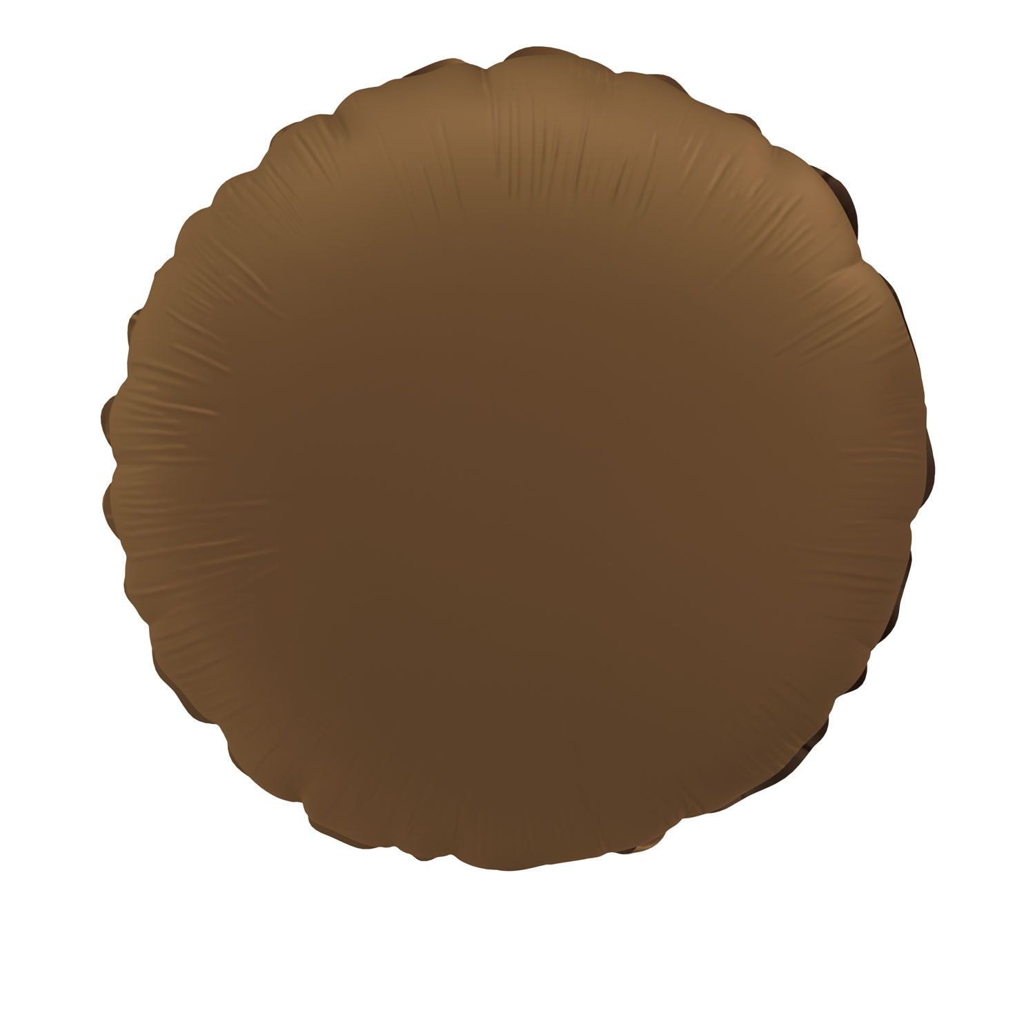 Ronde Folieballon Bruin 45 cm