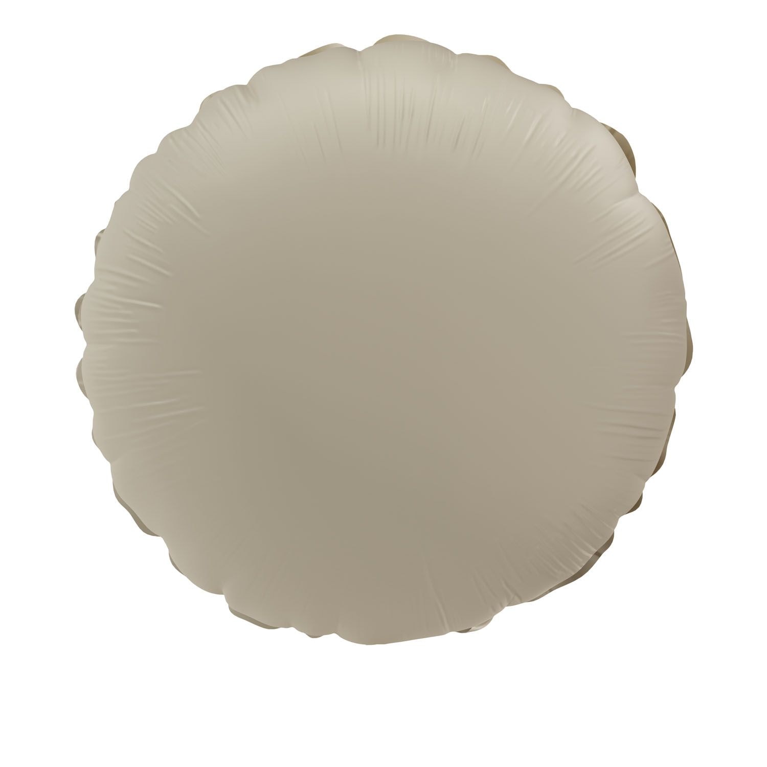 Ronde Folieballon Crème Wit 45 cm