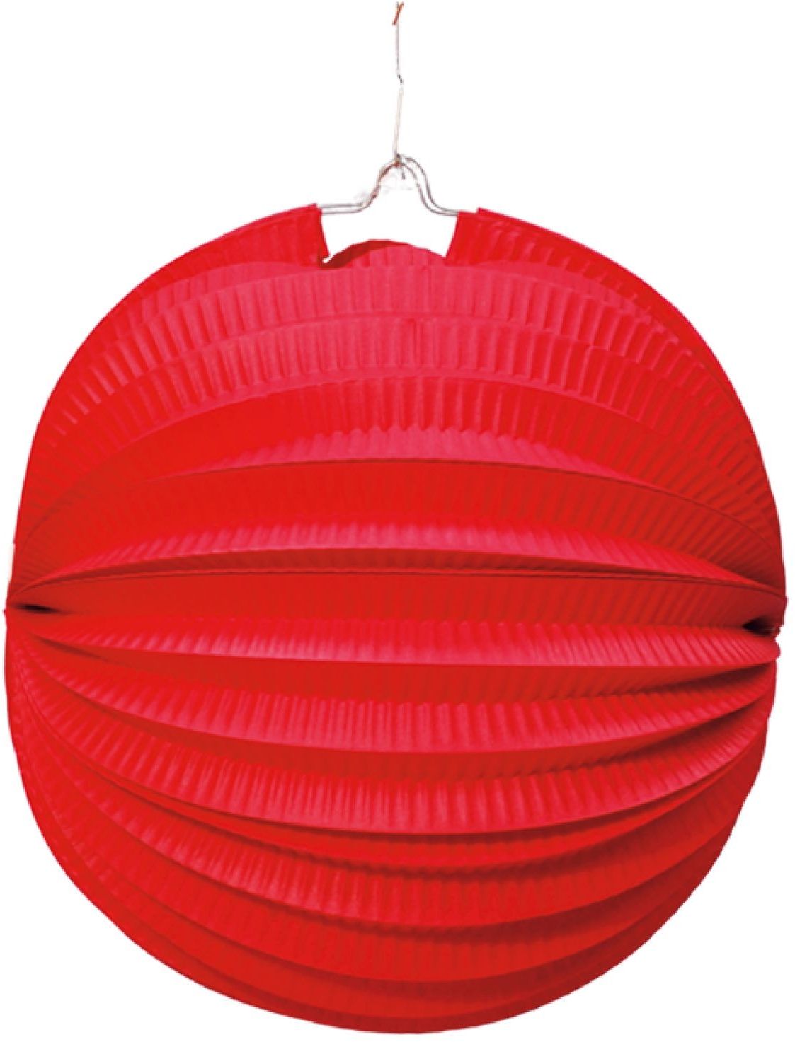 Ronde Lampion Decoratie Rood
