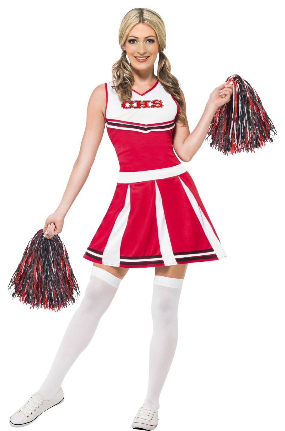 Rood cheerleader jurkje