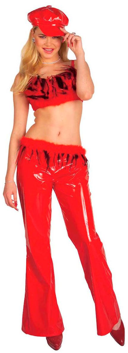 Rood Go Go Girls Kostuum