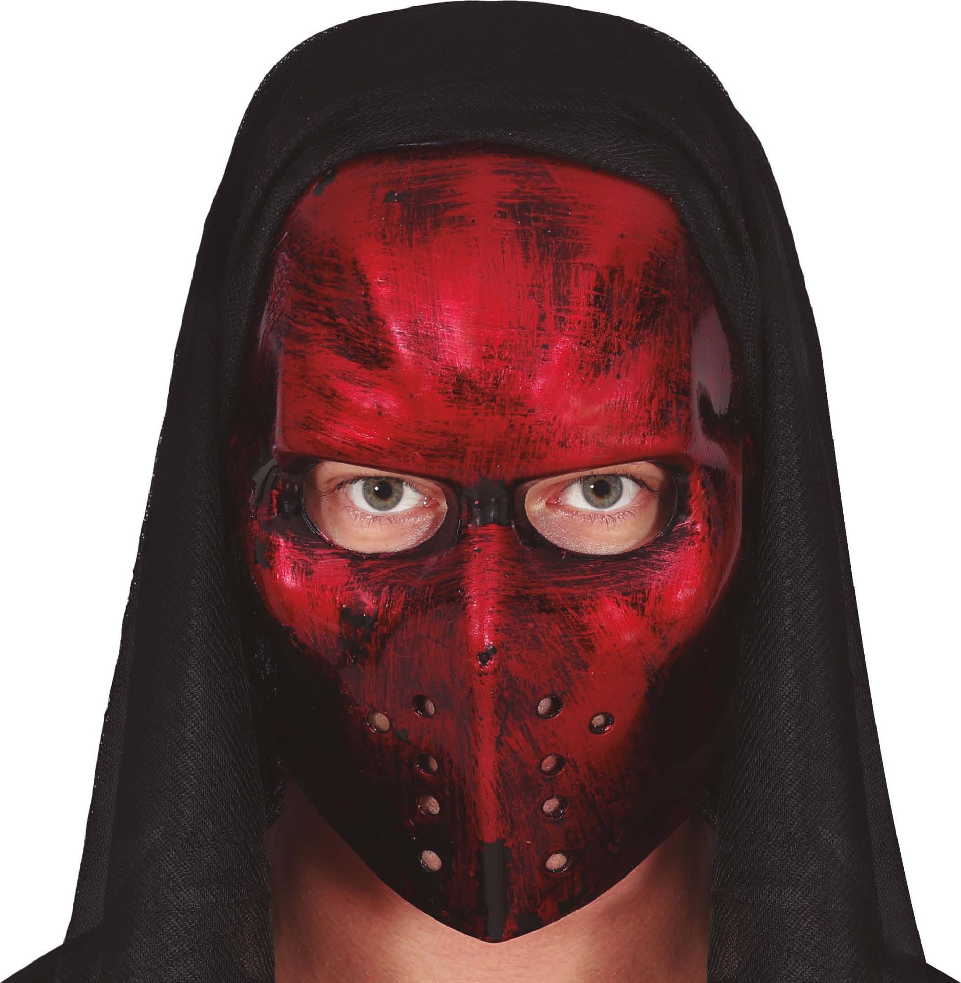 Rood Hockey Masker Halloween