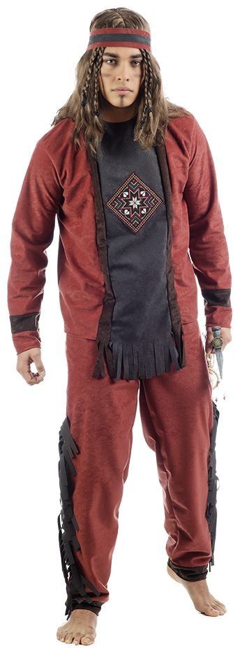 Rood Indianen Kostuum