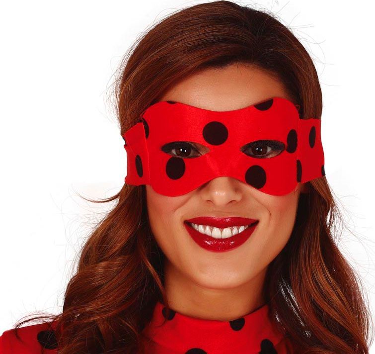 Rood Lieveheersbeestje Masker