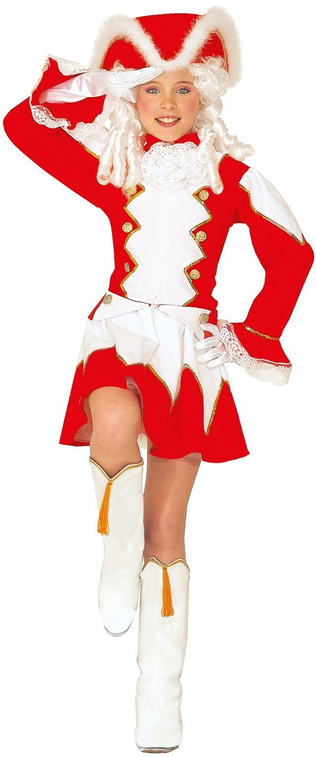 Rood Majorette Kostuum Kind