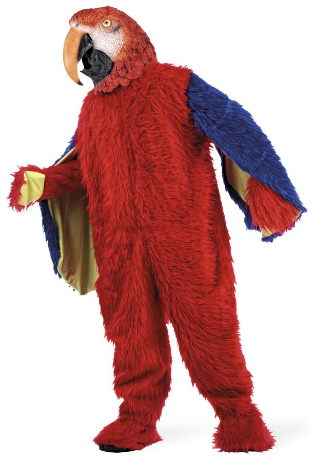 Rood Papegaaien Kostuum