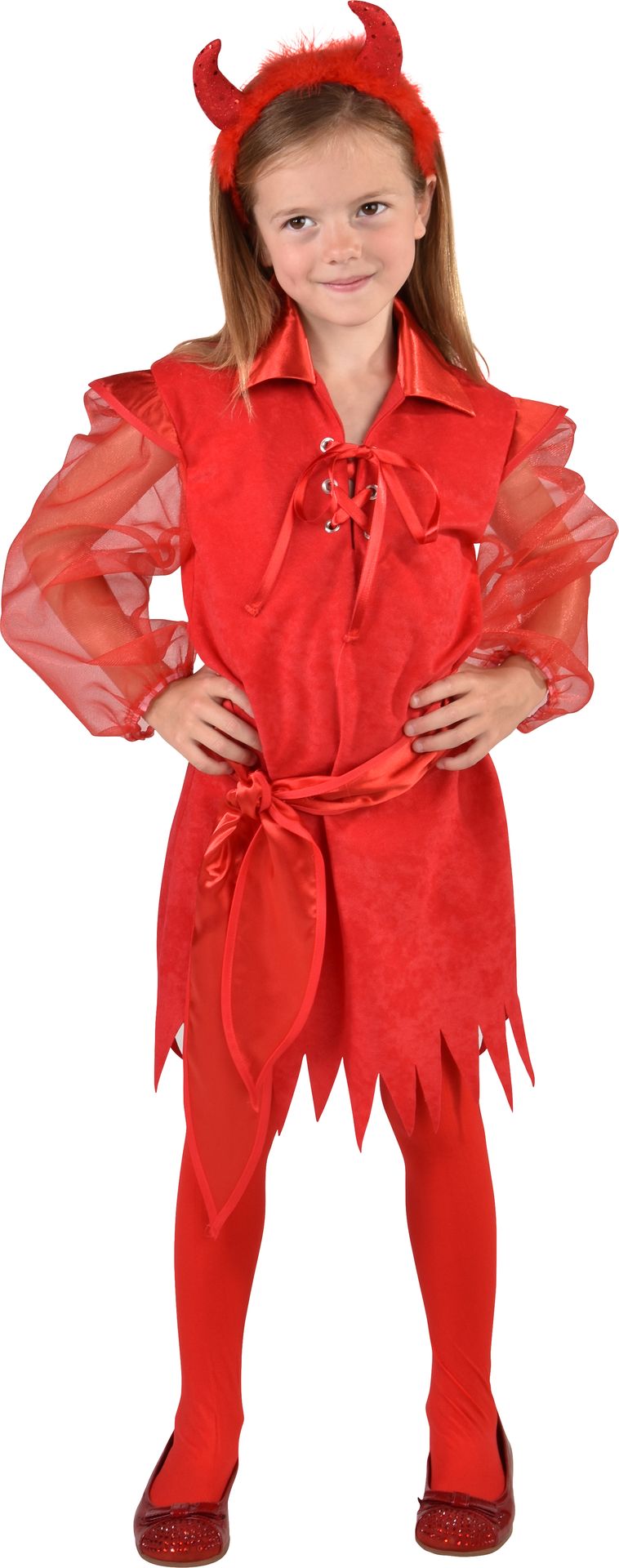 Rood Suedine Jurkje Meisje