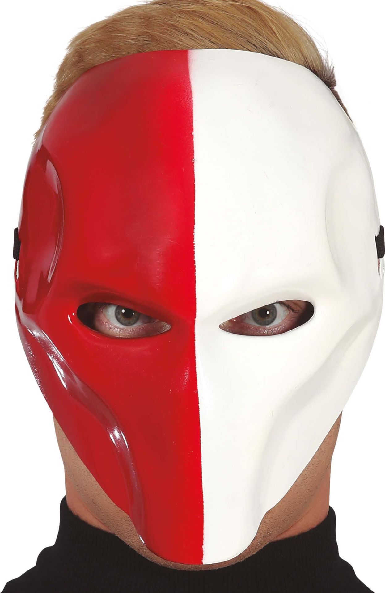 Rood Wit Assassin Masker