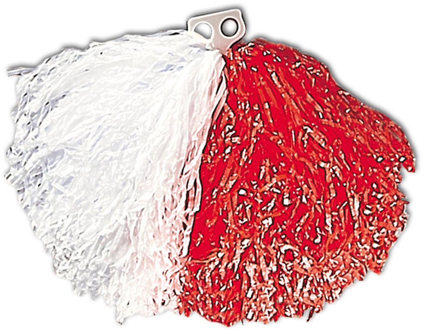 Rood Witte Cheerleader Pom Pom