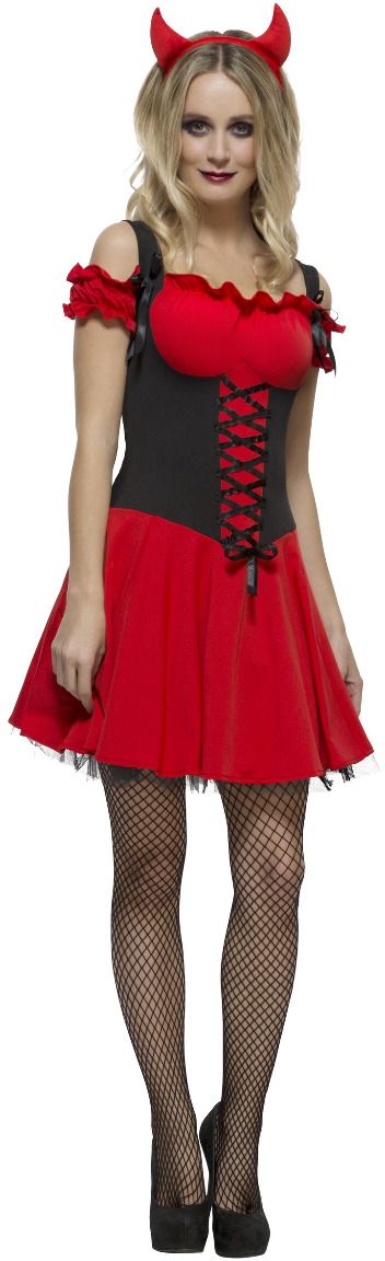 Rood Zwart Duivels Jurkje