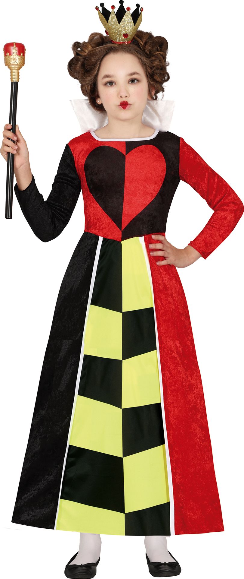 Rood-Zwart Sprookjeskostuum Kind