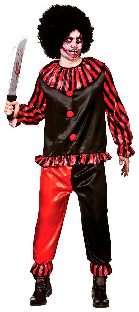 Rood zwarte killer clown