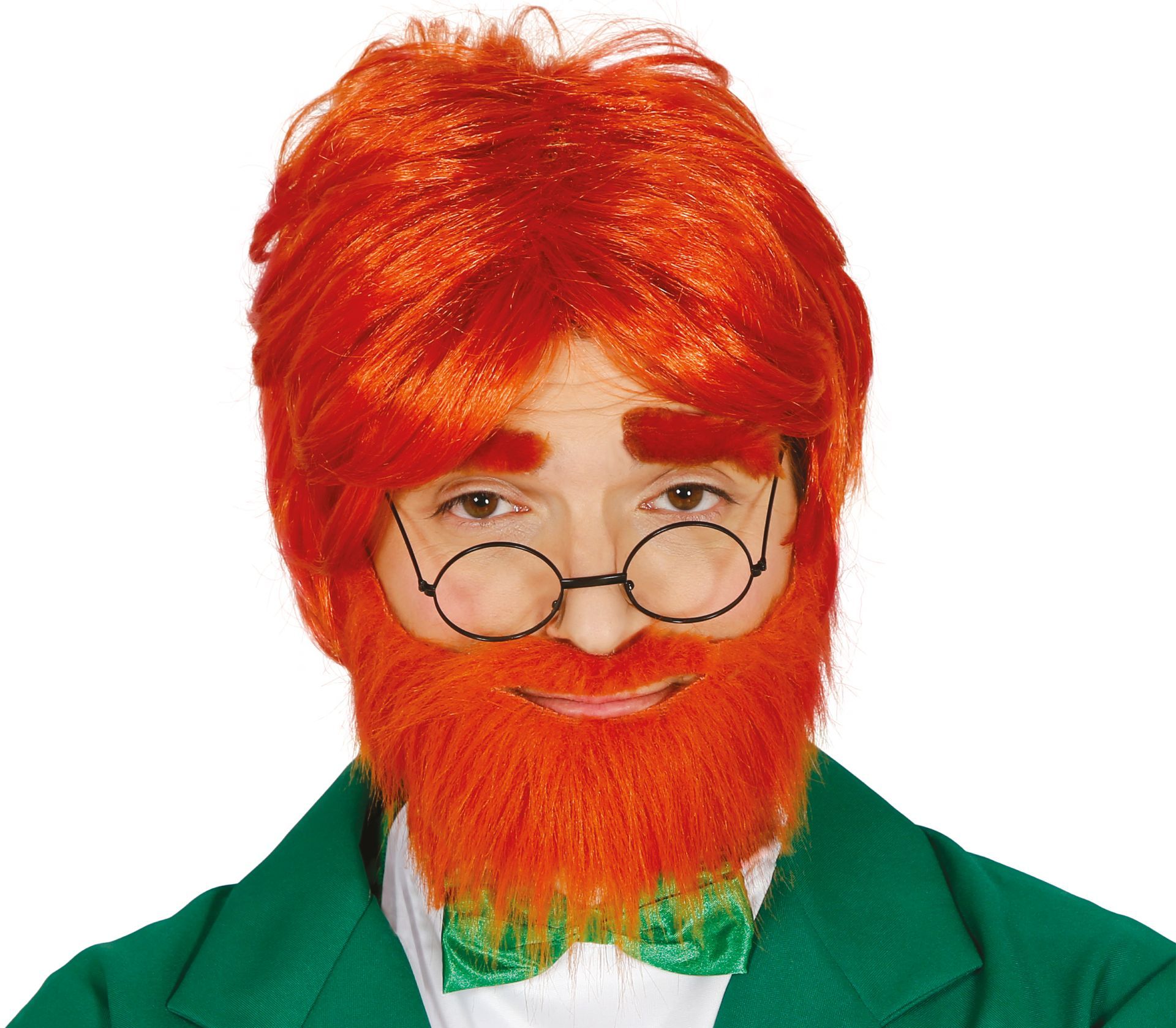 Roodharige Leprechaun Pruik