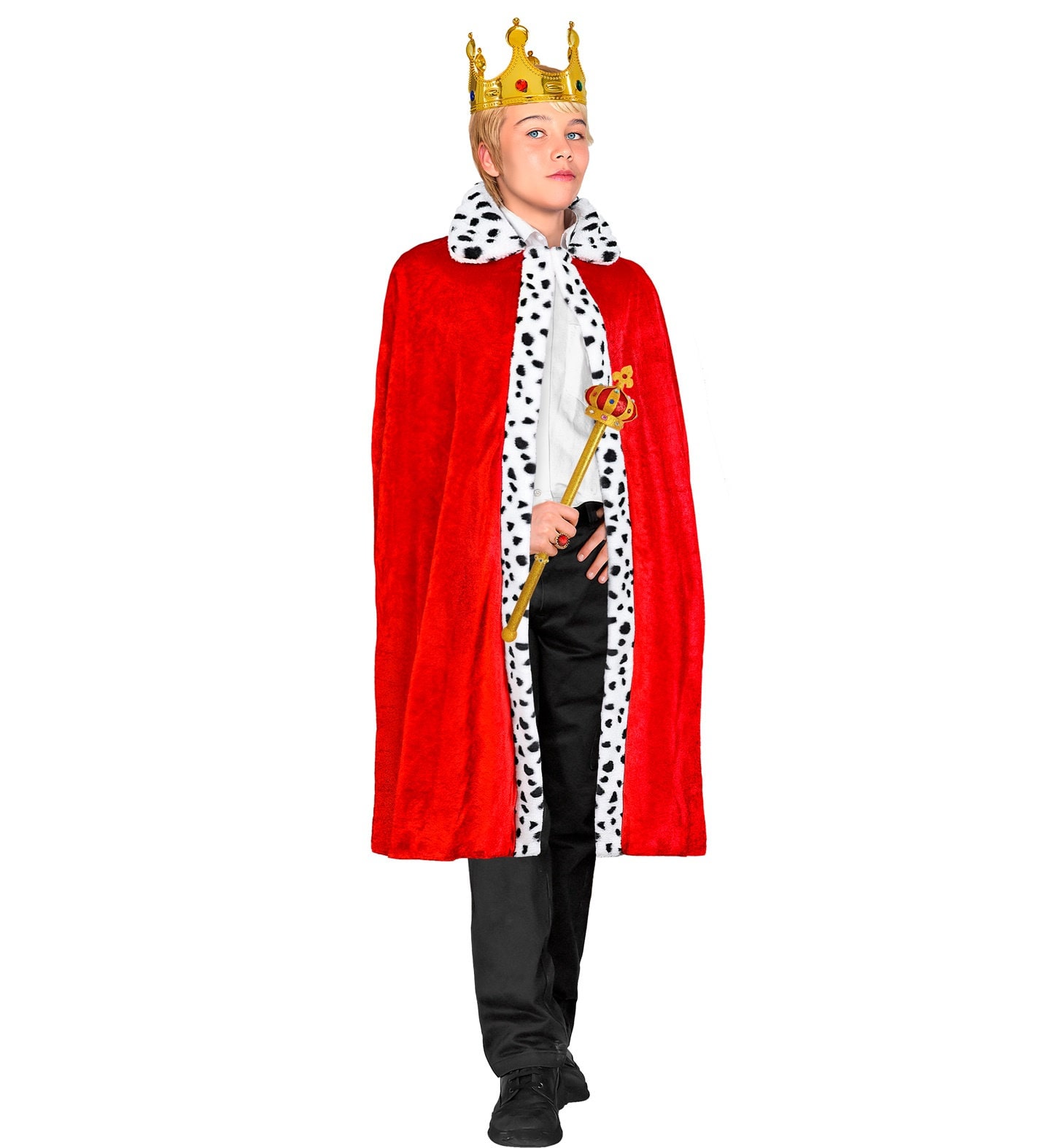 Royale Mantel Rood Prins Carnaval Jongens