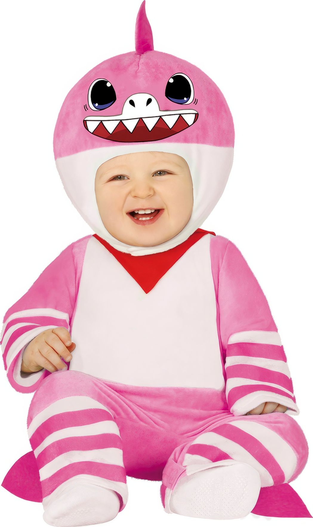 Roze Baby Shark Kostuum Baby