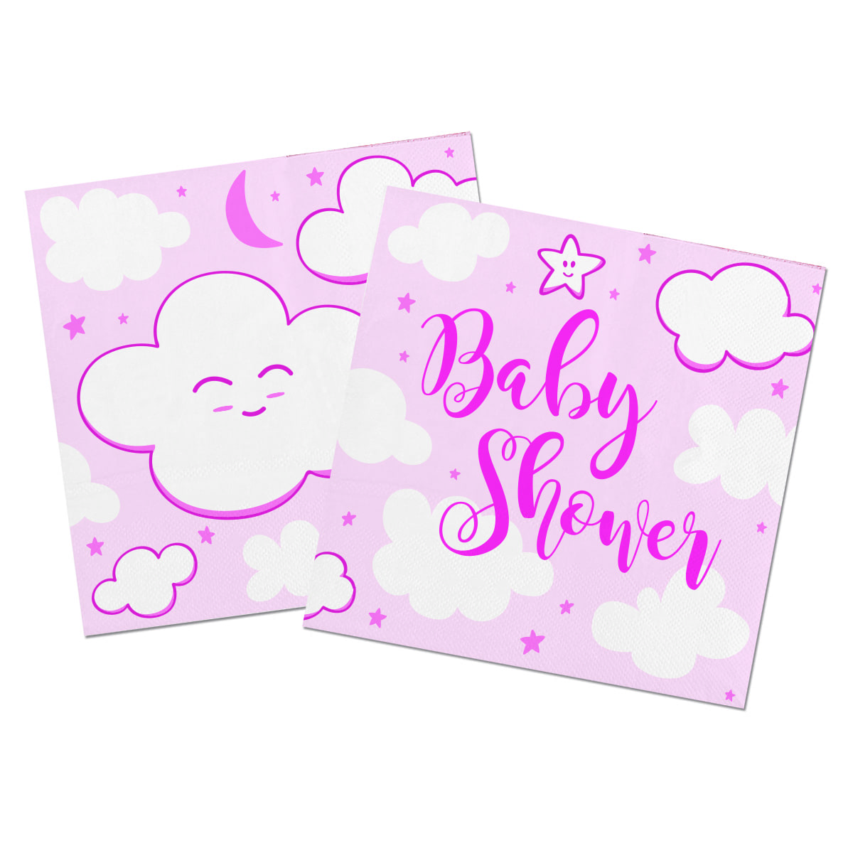 Roze Babyshower Meisje Servetten 20 Stuks