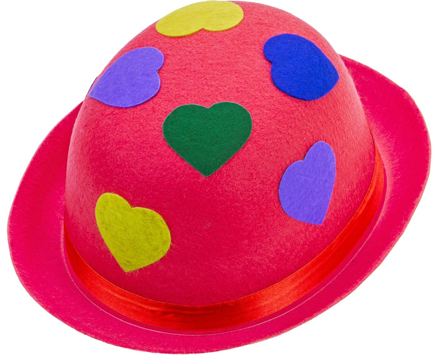 Roze Bolhoed met Hartjes