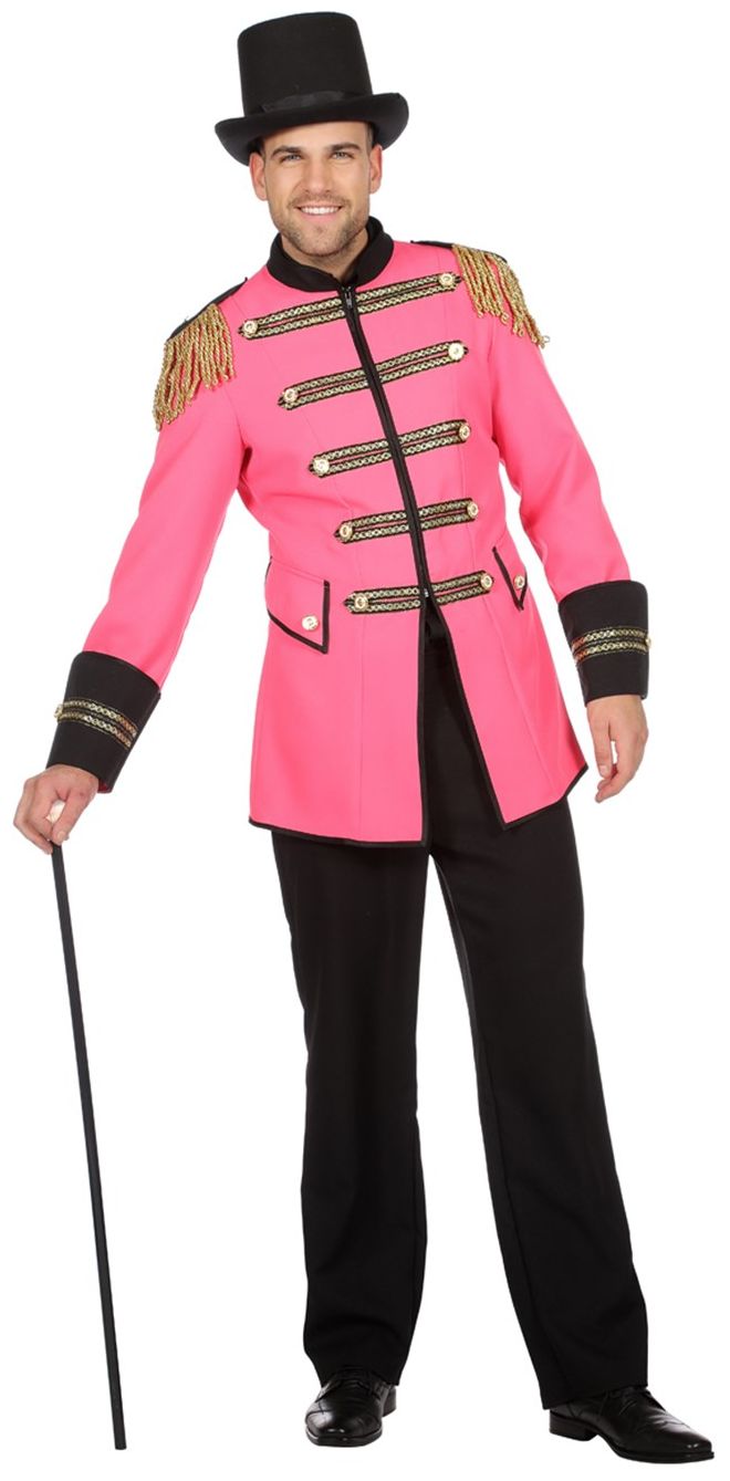 Roze Circus Kostuum Heren