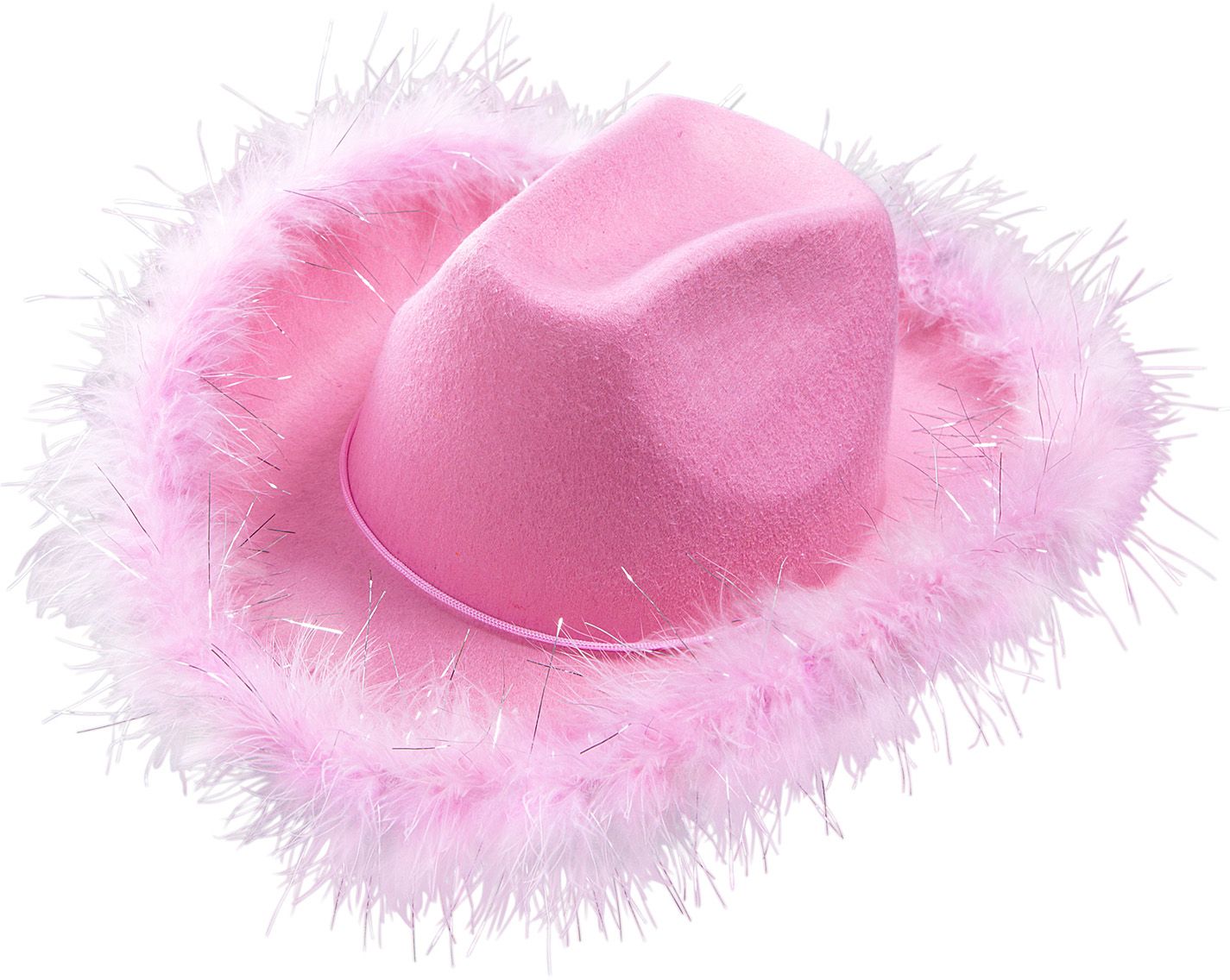 Roze Cowgirl Pluche Hoed