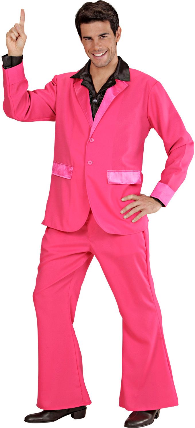 Roze Disco Kostuum