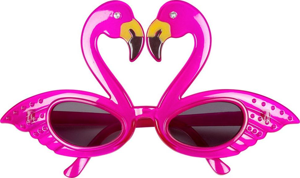 Roze Flamingo Hawaii Partybril