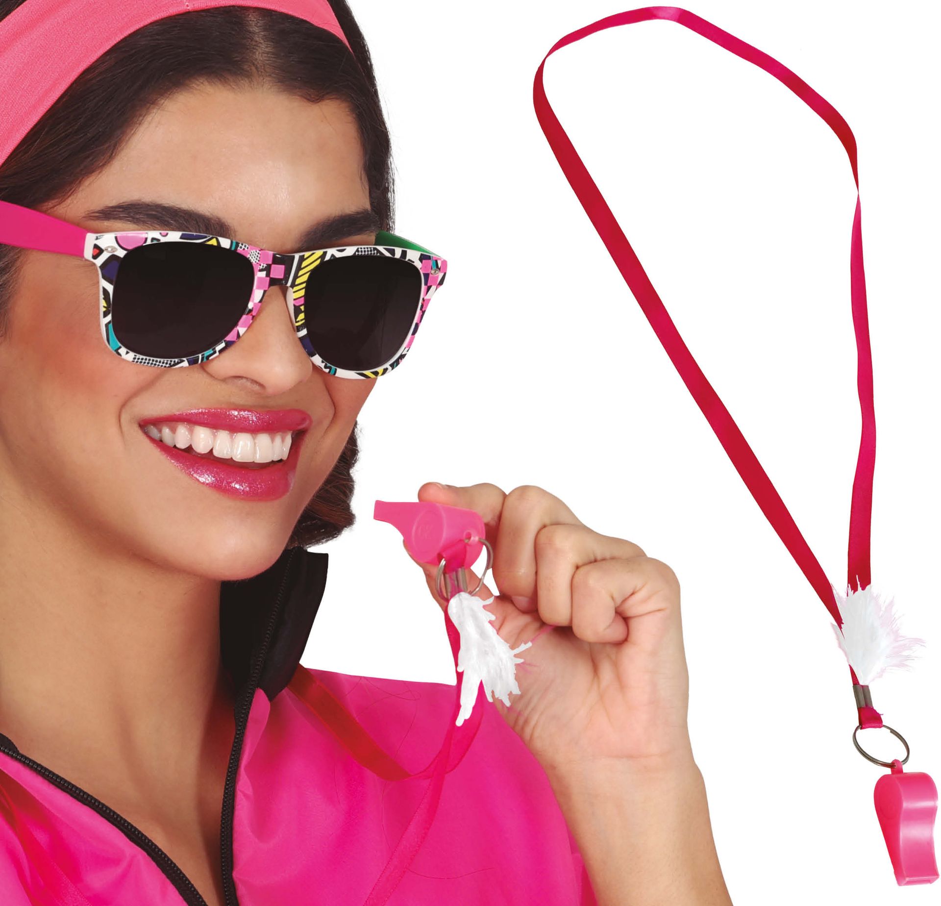 Roze Fluitje Barbie aan Ketting