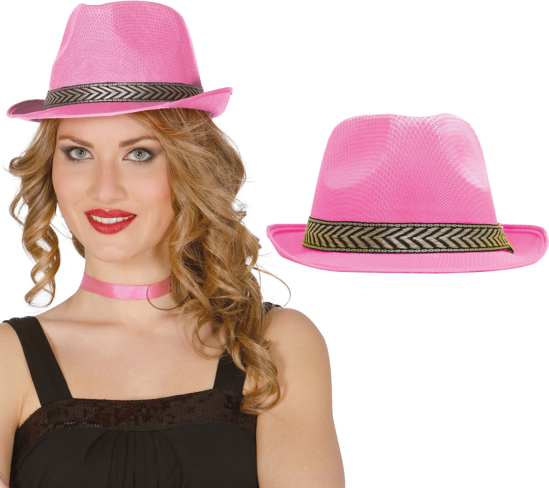 Roze Gangsterhoed voor Volwassenen