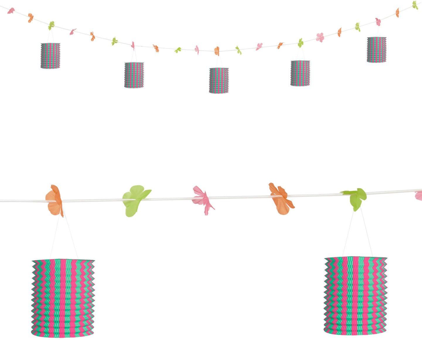 Roze-Groene Lantaarn Slinger