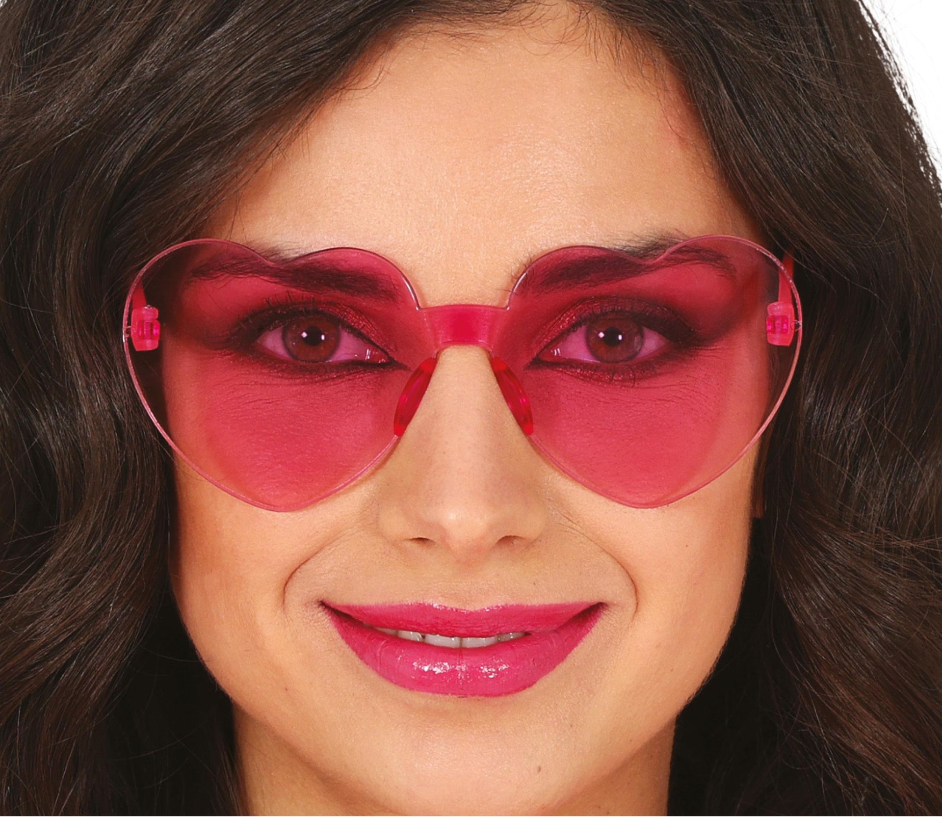 Roze Hartjes Bril Volwassenen