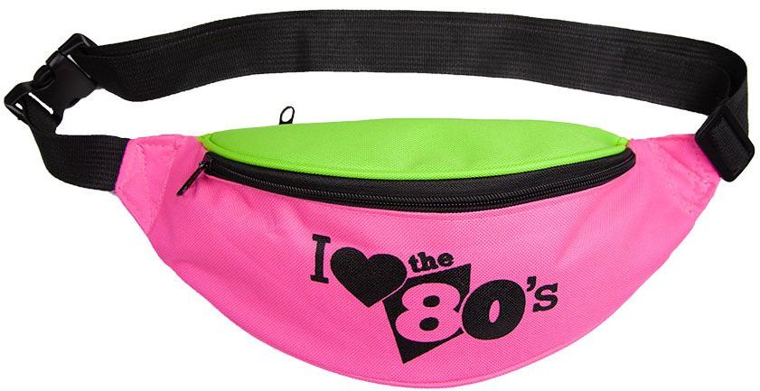 Roze Heuptasje Carnaval 80's