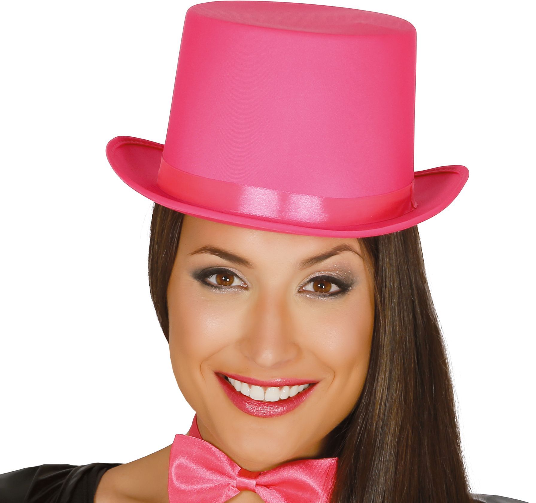 Roze hoge hoed luxe