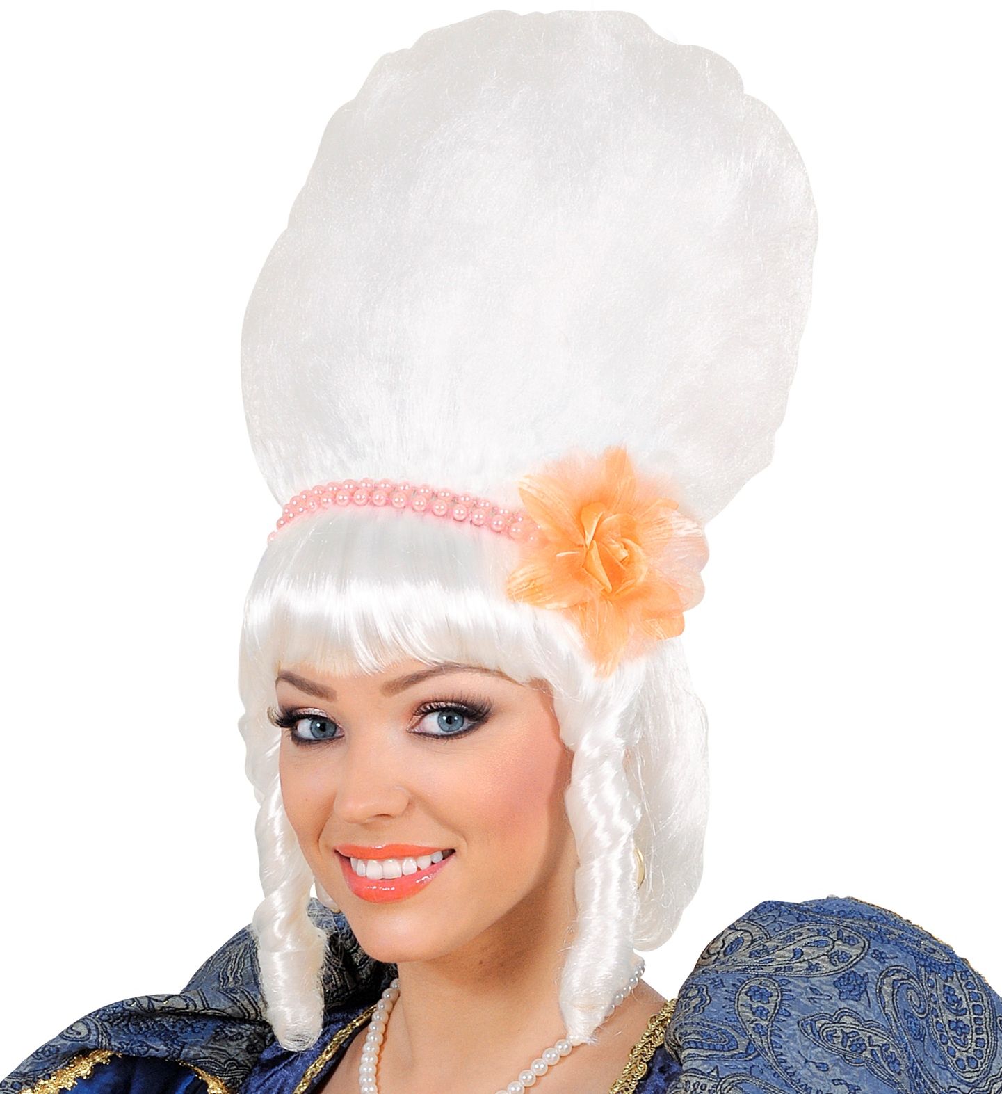 Roze Markiezin Pruik