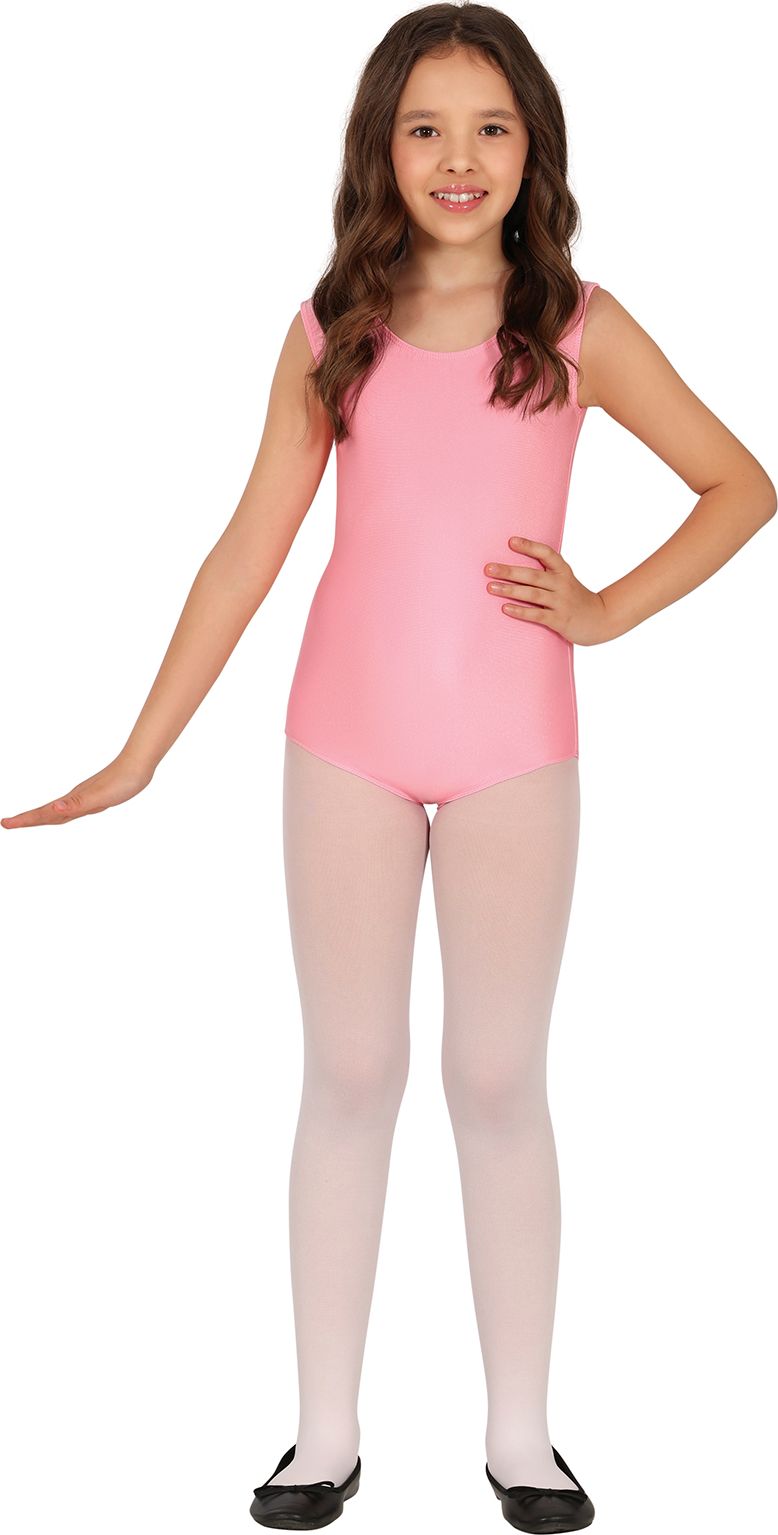 Roze Mouwloos Turnpakje Kind