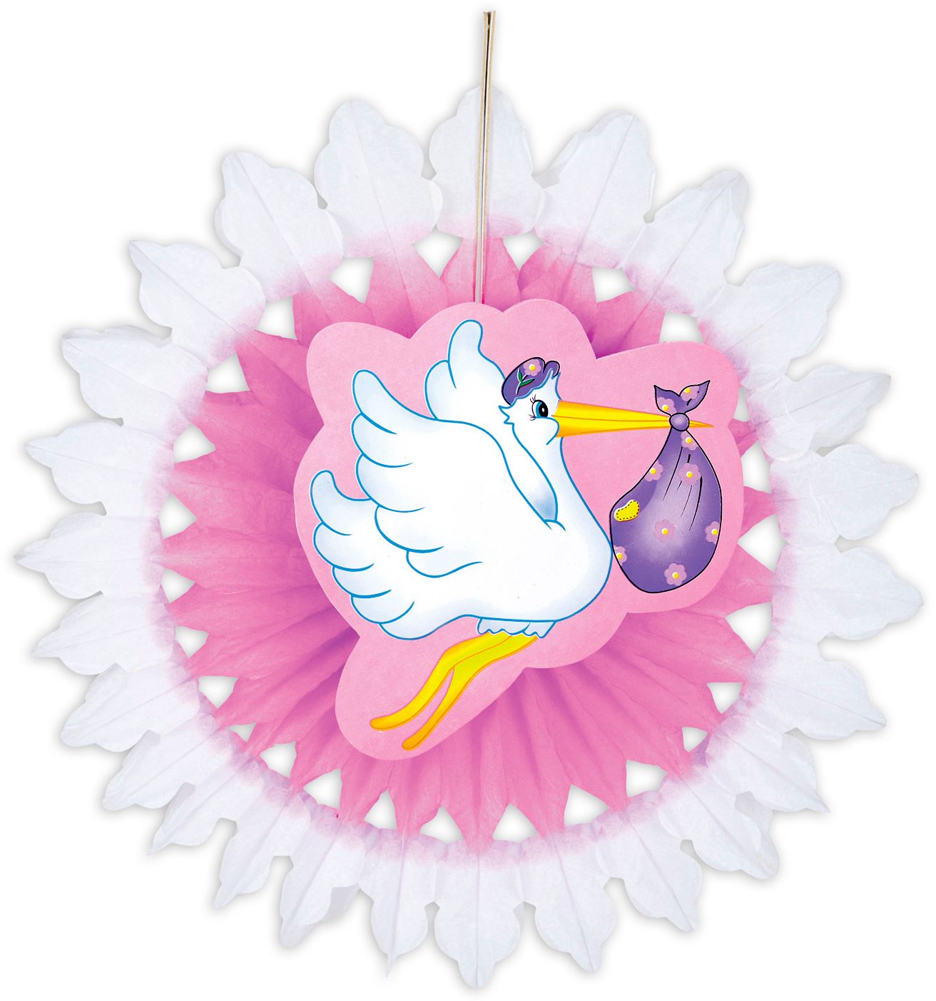 Roze Ooievaar Waaier