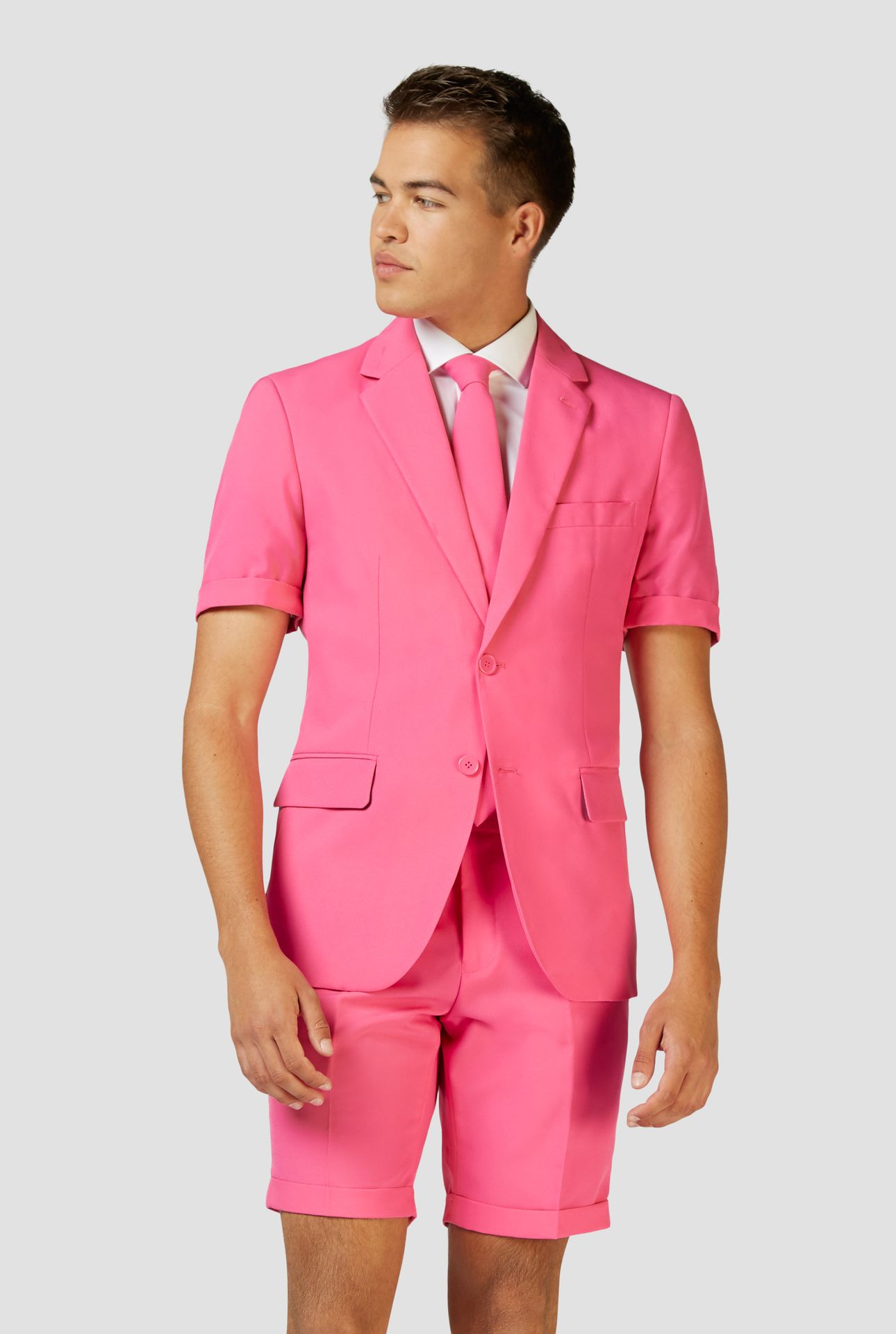 Roze Opposuits zomer kostuum