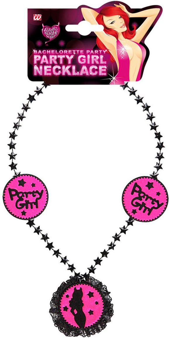 Roze Party Girl Ketting