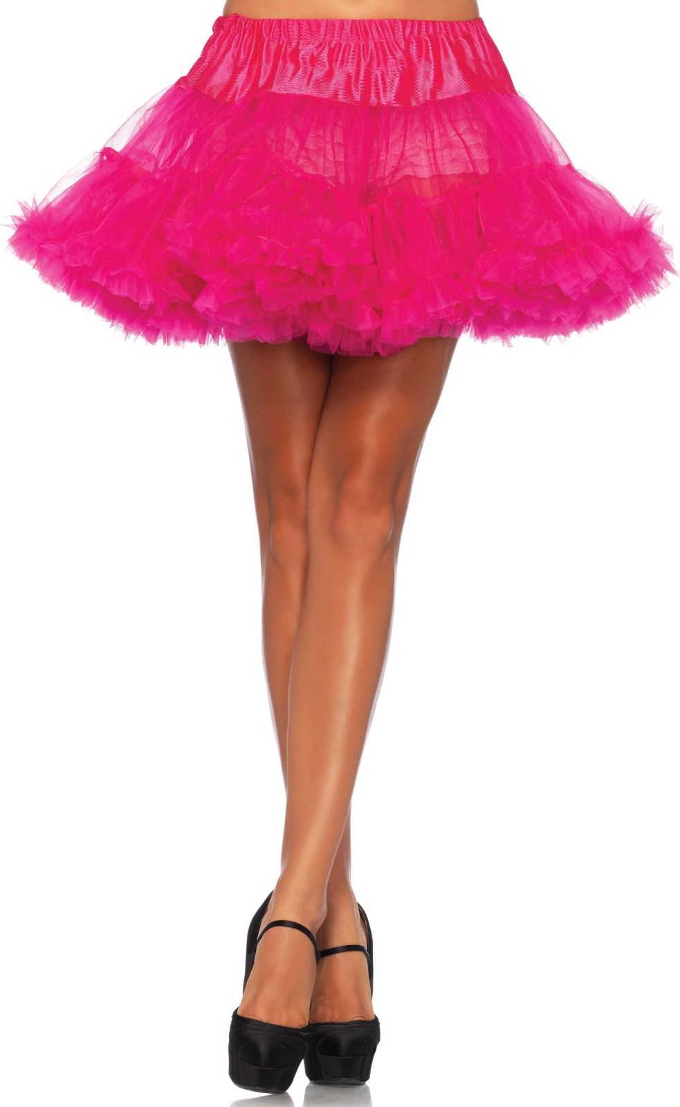 Roze Petticoat met Dubbele Ruche
