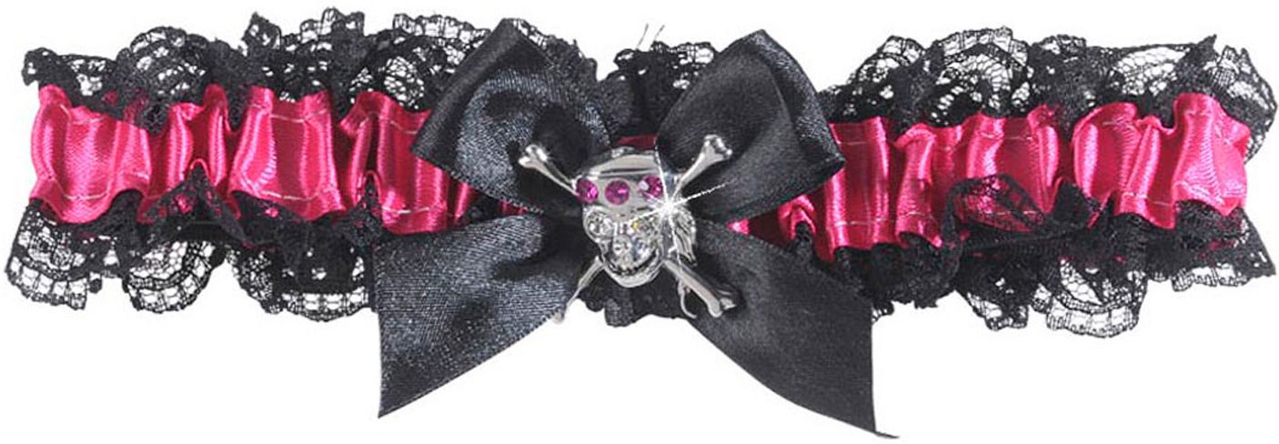 Roze Piraten Kousenband