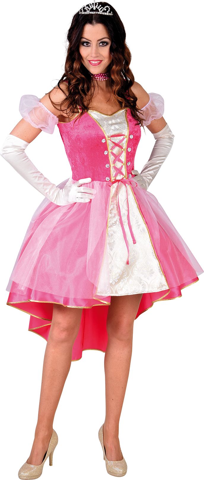 Roze Prinses Jurk Dames