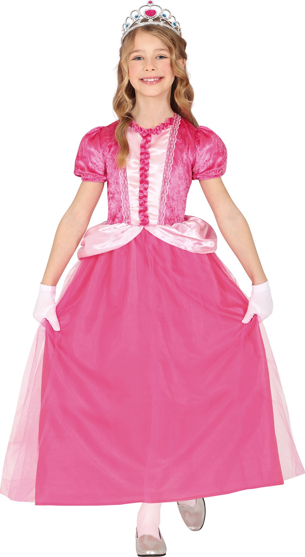 Roze Prinsessenjurk Kind 3-4 Jaar