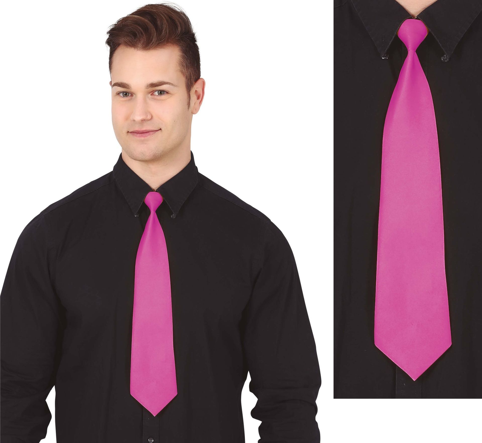 Roze Retro Stropdas 45cm