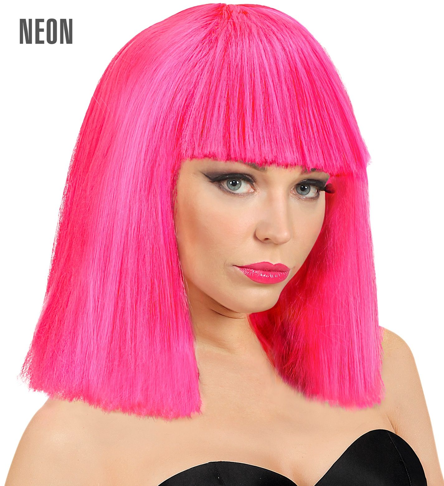 Roze Showgirl Pruik