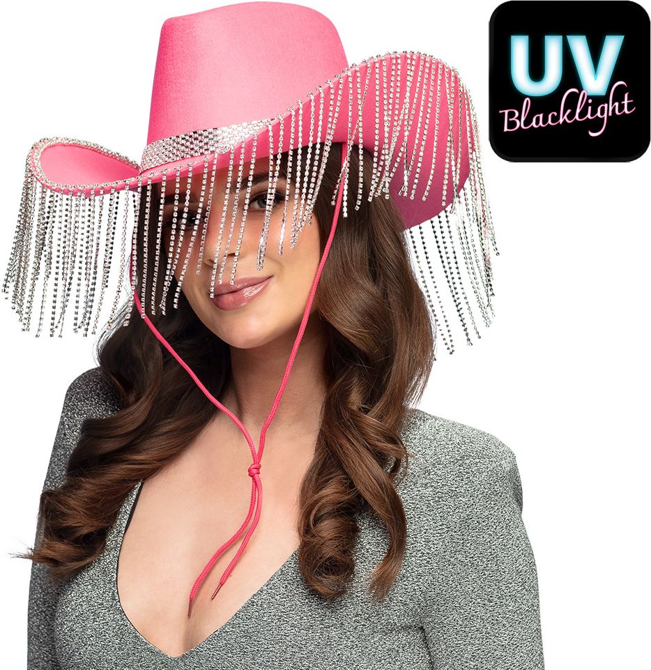 Roze Showgirl Rodeo Hoed